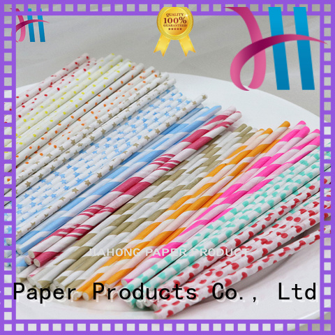 Jiahong bulk coloured lollipop sticks factory price for lollipop