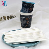 Coffee stirring paper stick reusable coffee stirrers 3.5*150mm