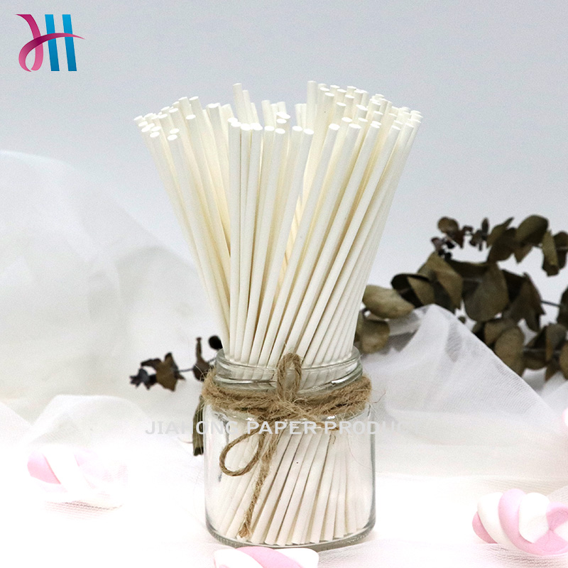 custom lollipop sticks Food grade paper sticks for candy 3.0*150mm