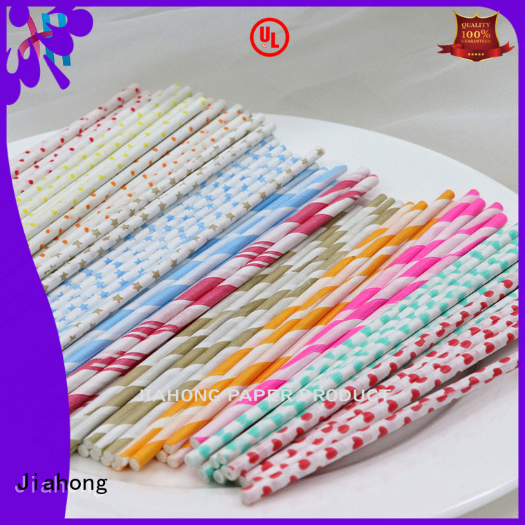 Jiahong fashion design lolly pop sticks markting for lollipop
