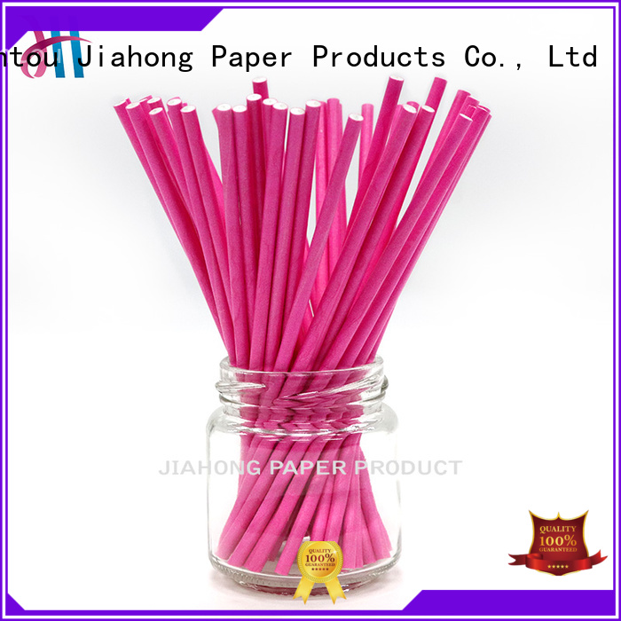 Jiahong printting colored lollipop sticks for lollipop