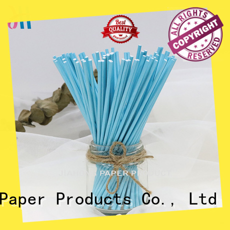 Printed paper sticks for candy blue lollipop sticks 3.0*152mm