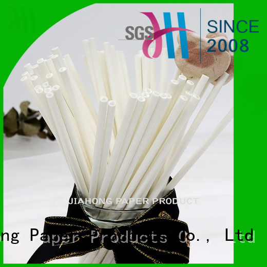 Jiahong bulk paper lolly sticks overseas market for lollipop