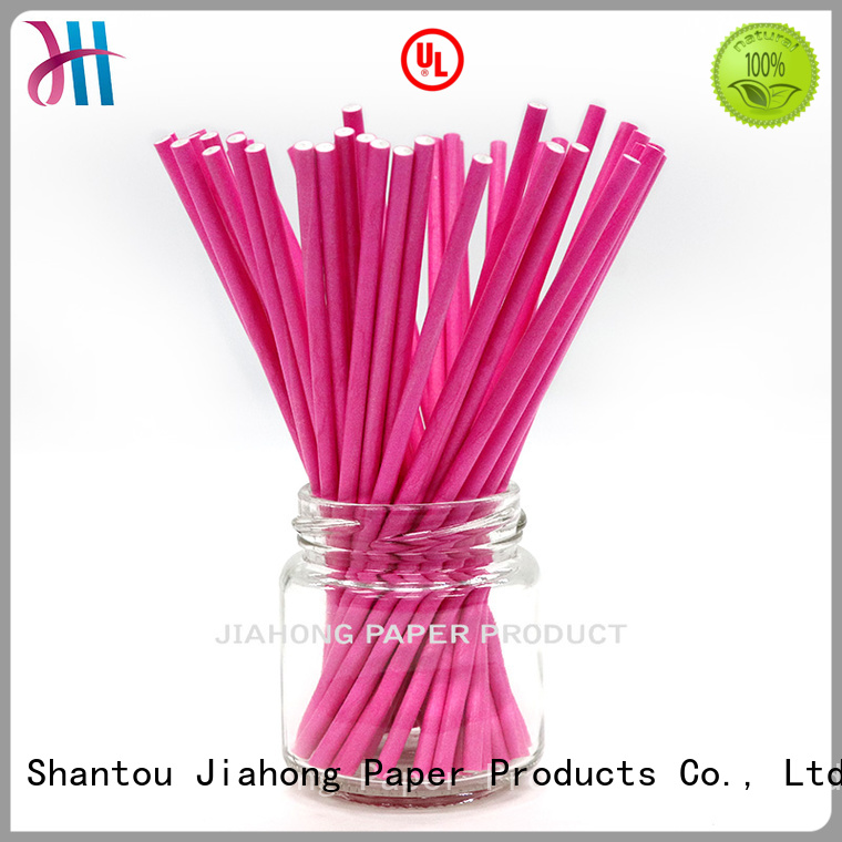Jiahong fashion design lollipop paper stick vendor for lollipop