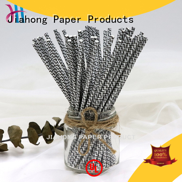Environmental wavy cake pop paper stick  cookie pop sticks 3.8*150mm