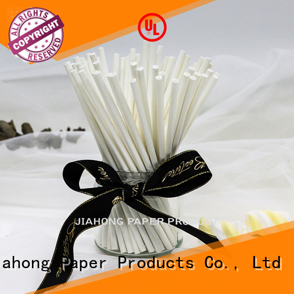 Jiahong fashion design lollipop paper stick vendor for lollipop