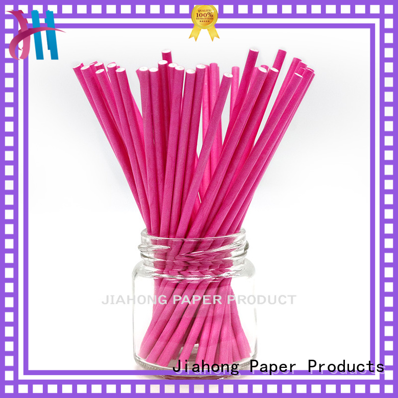 Jiahong fashion design blue lollipop sticks for lollipop