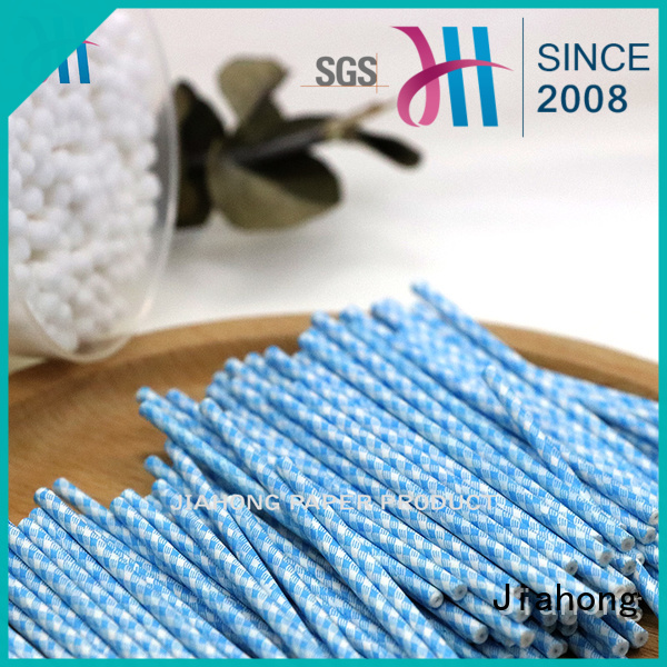 Jiahong fine- quality cotton swab paper stick export for medical cotton swabs