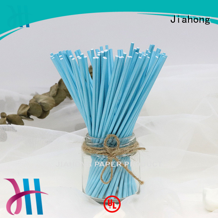 Jiahong fashion design blue lollipop sticks types for lollipop