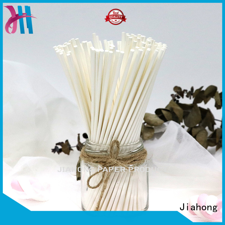 Jiahong clean paper lolly sticks factory price for lollipop