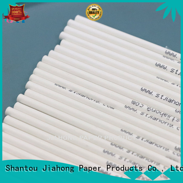 Jiahong popular red and white lollipop sticks markting for lollipop