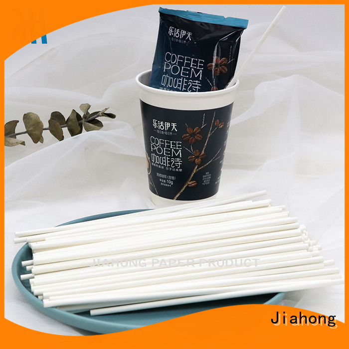Jiahong paper drink stirrers factory price for cafe