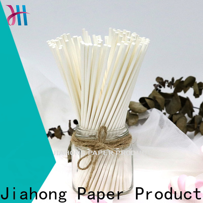 Jiahong clean white lollipop sticks in different colors for lollipop