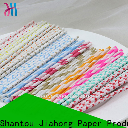 Jiahong clean paper lolly sticks in different colors for lollipop
