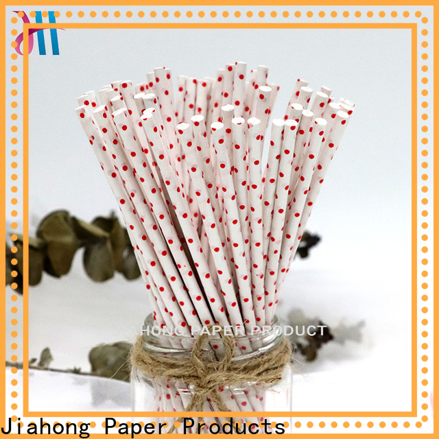 Jiahong lolly lollipop paper stick markting for lollipop