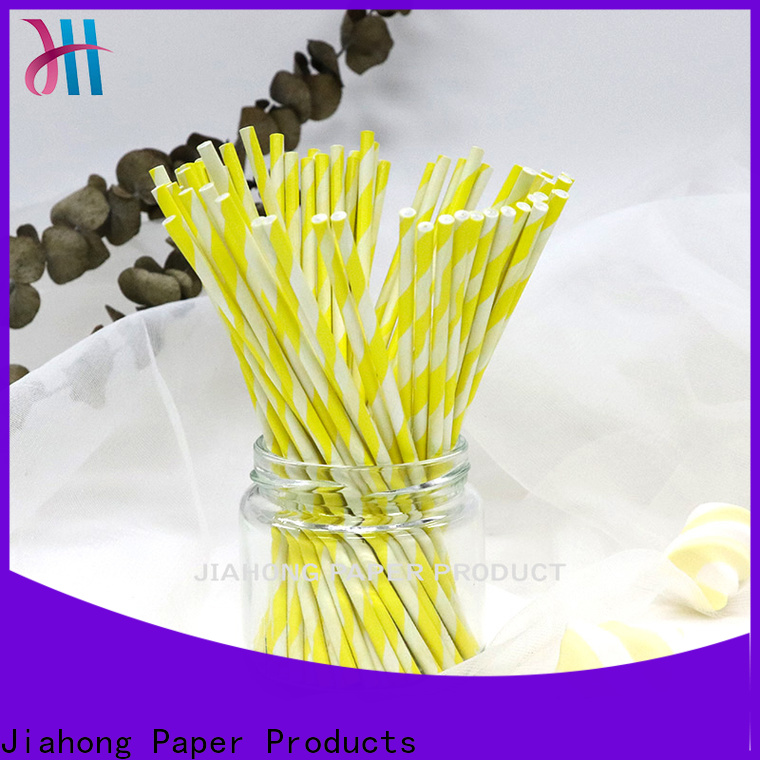Jiahong striped blue lollipop sticks vendor for lollipop