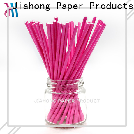 Jiahong environmental colored lollipop sticks grab now for lollipop