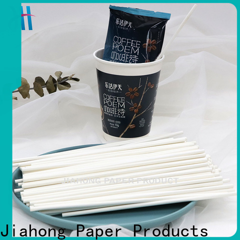 Jiahong grade paper coffee stirring stick order now for restaurant