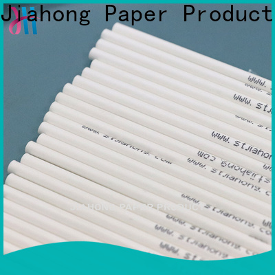 Jiahong white paper lolly sticks for lollipop