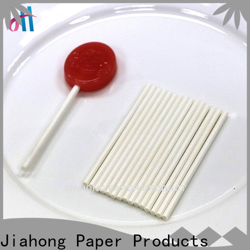 Jiahong widely used coloured lollipop sticks types for lollipop