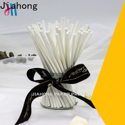 Jiahong colorful paper lolly sticks for lollipop