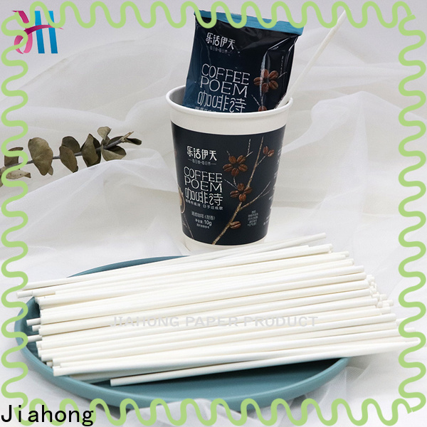 Jiahong advanced technology coffee stir sticks certification for packed coffee