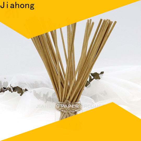 Jiahong natural hand fan sticks from manufacturer for medical cotton swabs