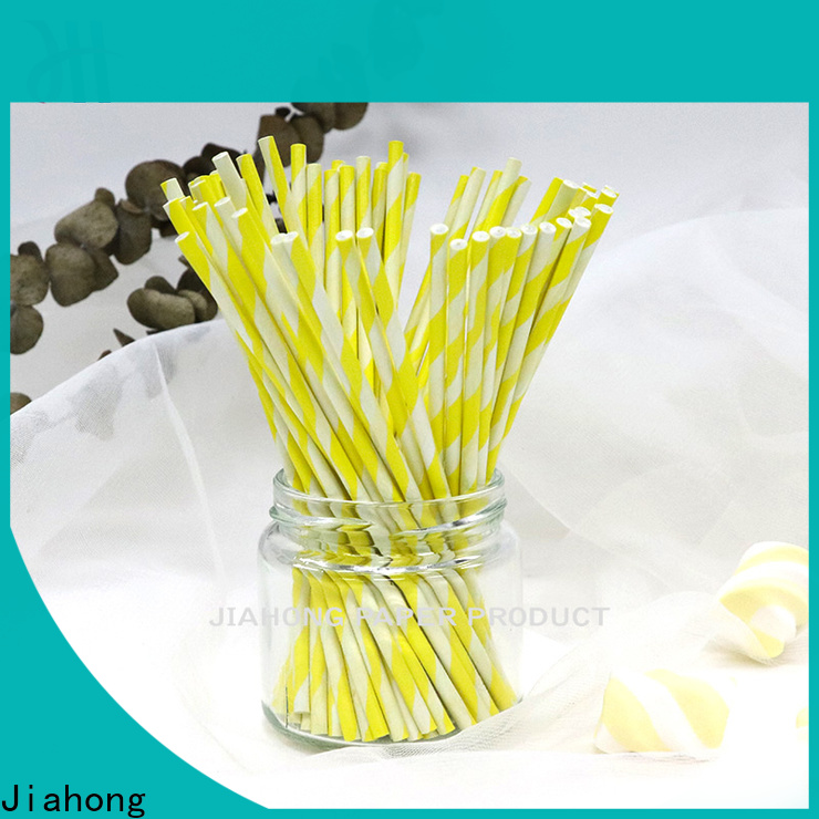 Jiahong clean paper lolly sticks factory price for lollipop