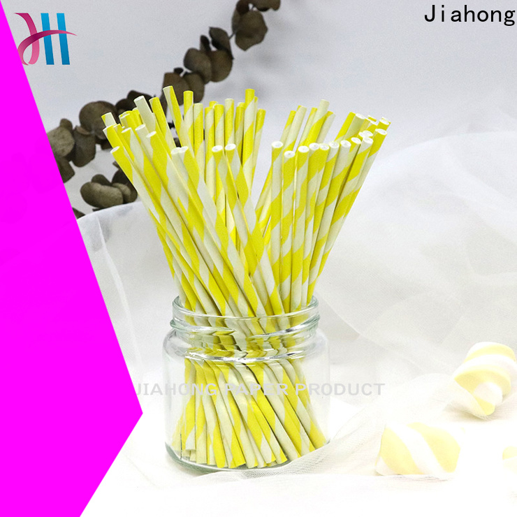 Jiahong extra coloured lollipop sticks markting for lollipop