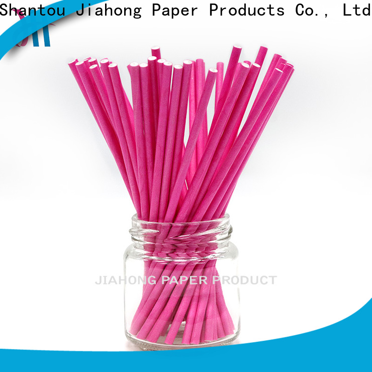 Jiahong logo lollipop paper stick markting for lollipop