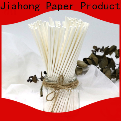 Jiahong certificated paper lolly sticks in different colors for lollipop