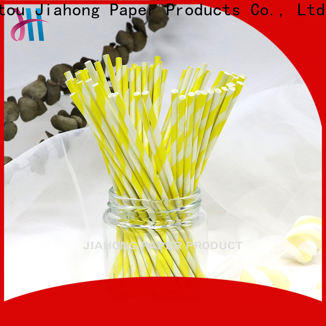 Jiahong eco friendly lolly pop sticks in different colors for lollipop
