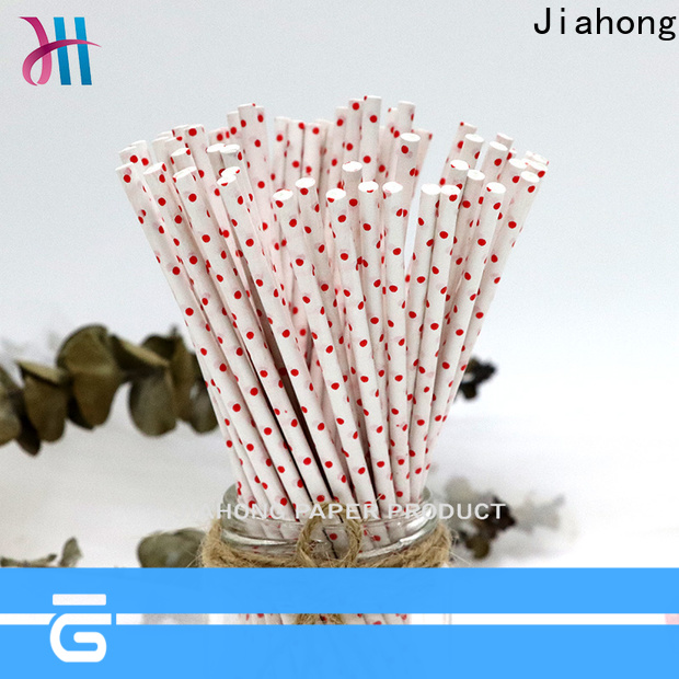 Jiahong colorful large lollipop sticks types for lollipop