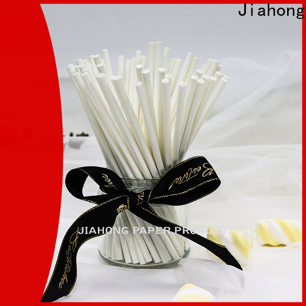 Jiahong diy white lollipop sticks factory price for lollipop