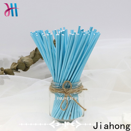 Jiahong white long lollipop sticks factory price for lollipop
