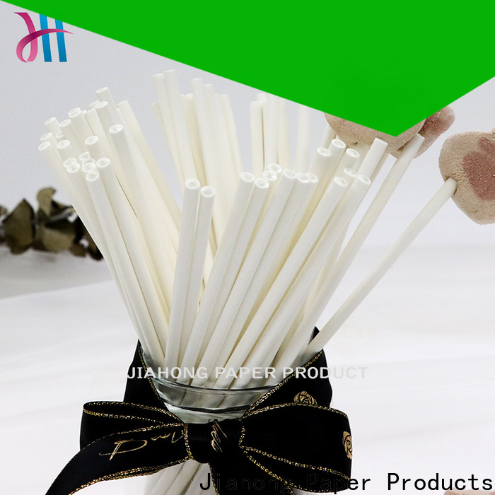 Jiahong long lollipop sticks bulk in different colors for lollipop