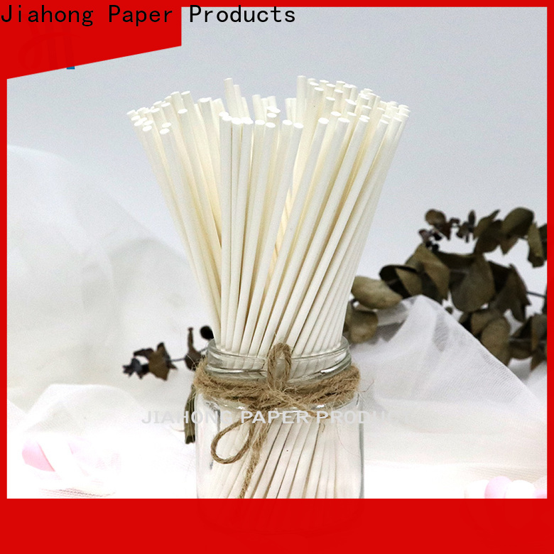 Jiahong hot-sale lollipop paper stick in different colors for lollipop